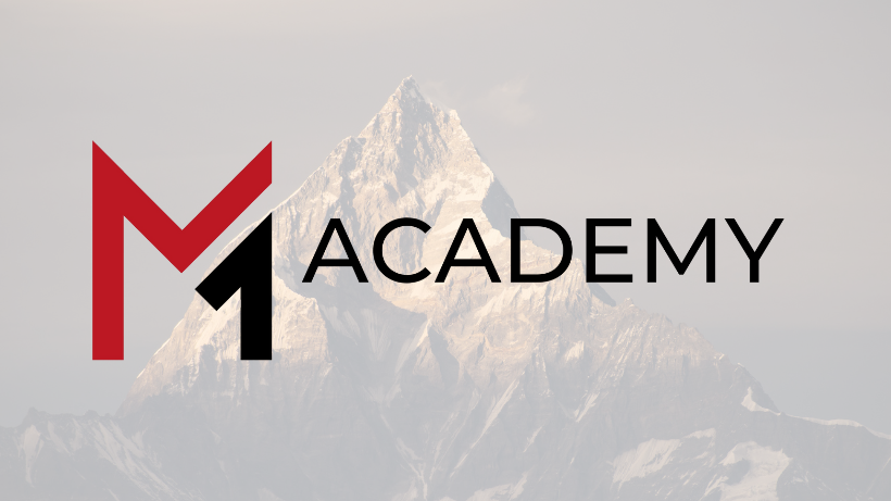 M1 Academy banner